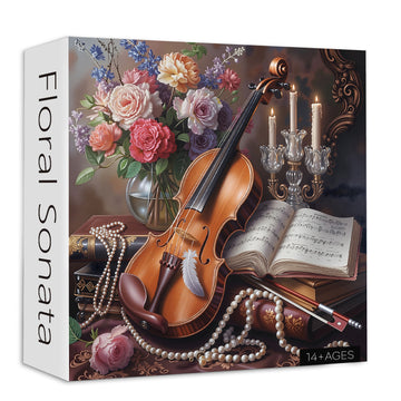 Floral Sonata Jigsaw Puzzle 1000 Pieces